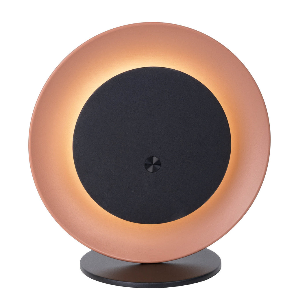 LED oppladbar bordlampe Solan solcelle dimbar IP54 svart nærbilde