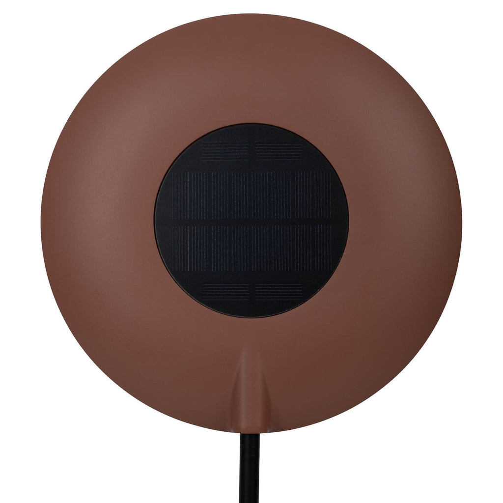 LED oppladbar bordlampe Solan solcelle dimbar IP54 svart med oppheng