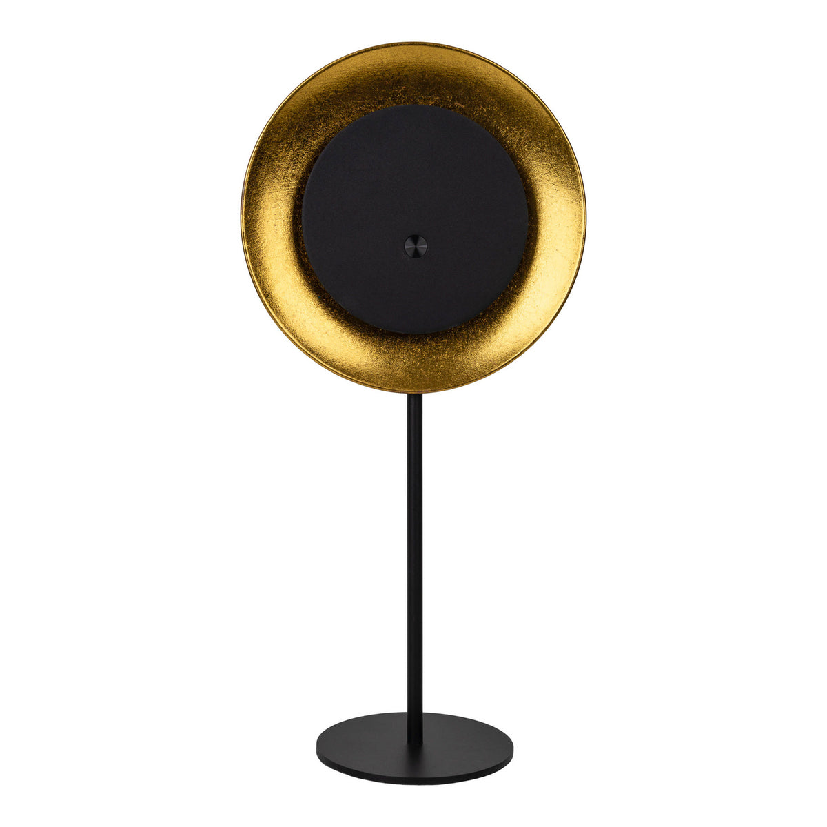 LED oppladbar bordlampe Solan svart/gull dimbar IP54 med sugekopp oppheng