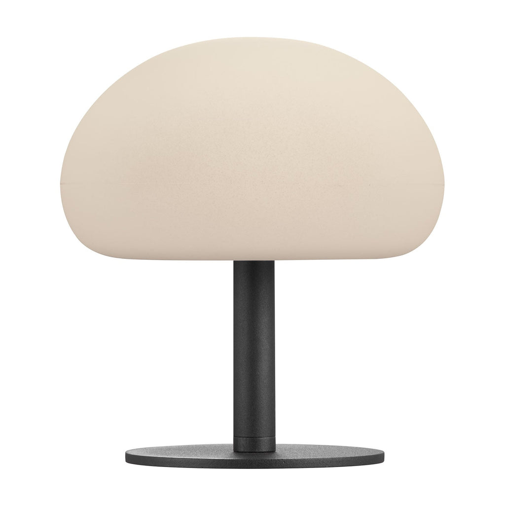 LED oppladbar bordlampe Sponge table Ø20 cm IP65 lading med Micro-USB