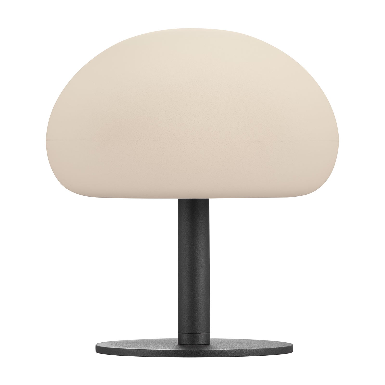 LED oppladbar bordlampe Sponge table Ø20 cm IP65 lading med Micro-USB