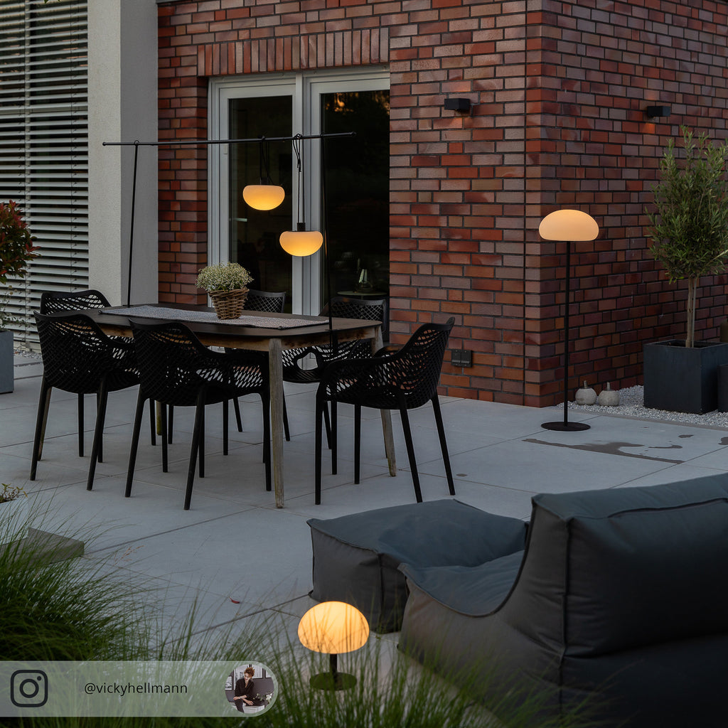 LED oppladbar bordlampe Sponge table Ø20 cm IP65 brukerveiledning