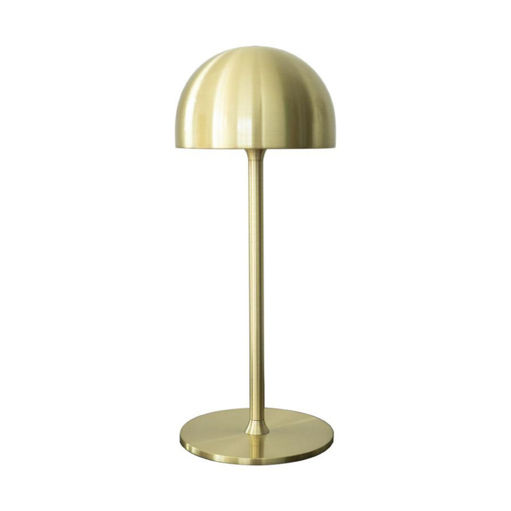 LED oppladbar bordlampe Tim messing 30 cm IP54 detalj
