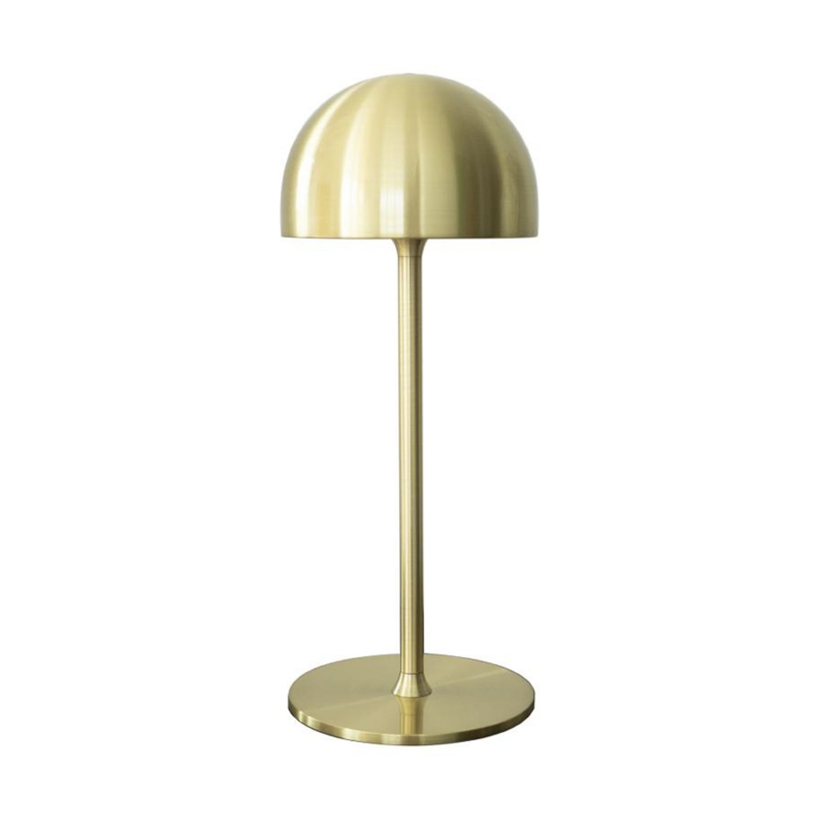 LED oppladbar bordlampe Tim messing 30 cm IP54 detalj