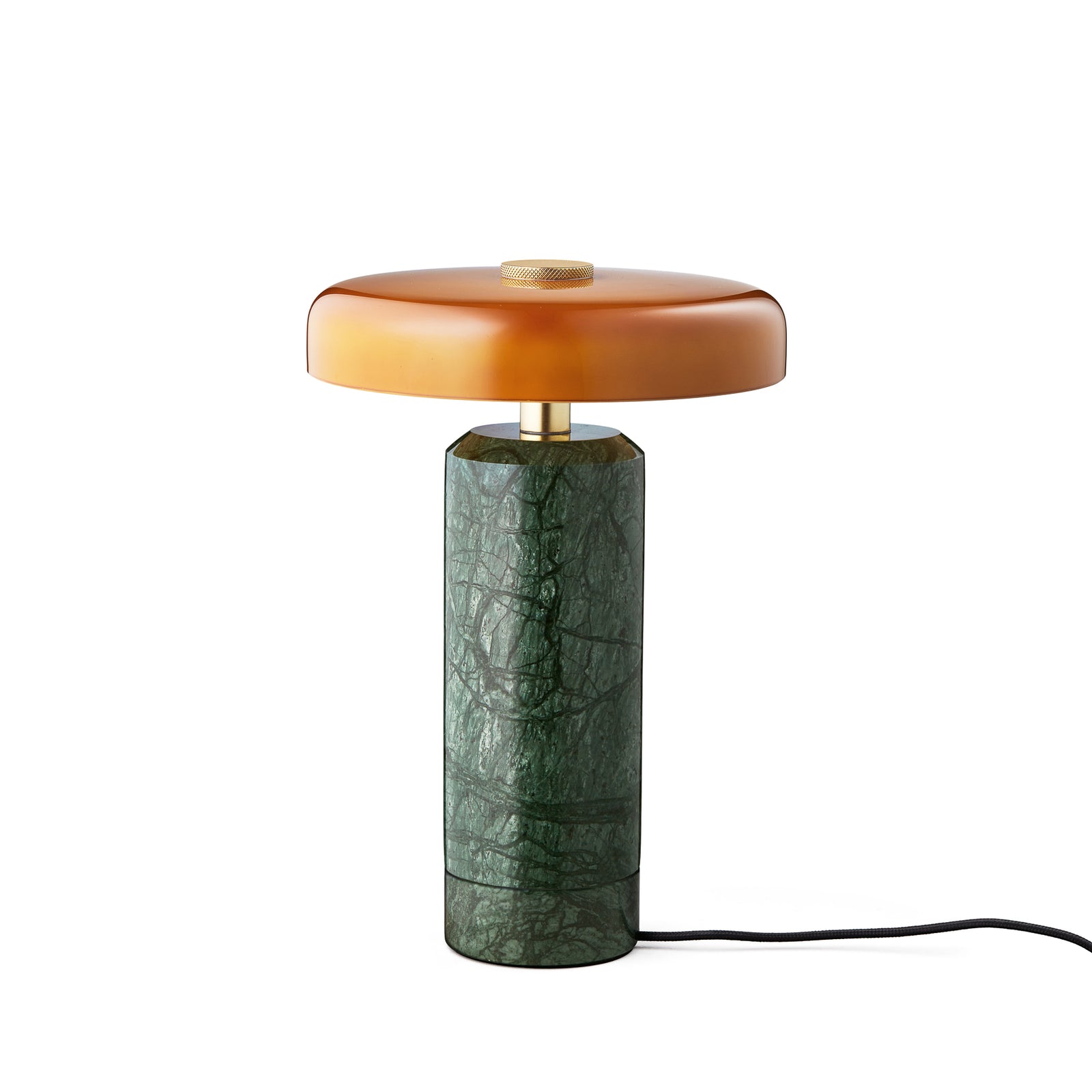 LED oppladbar bordlampe Trip marmor glass dimbar IP44 detalj av marmorbase