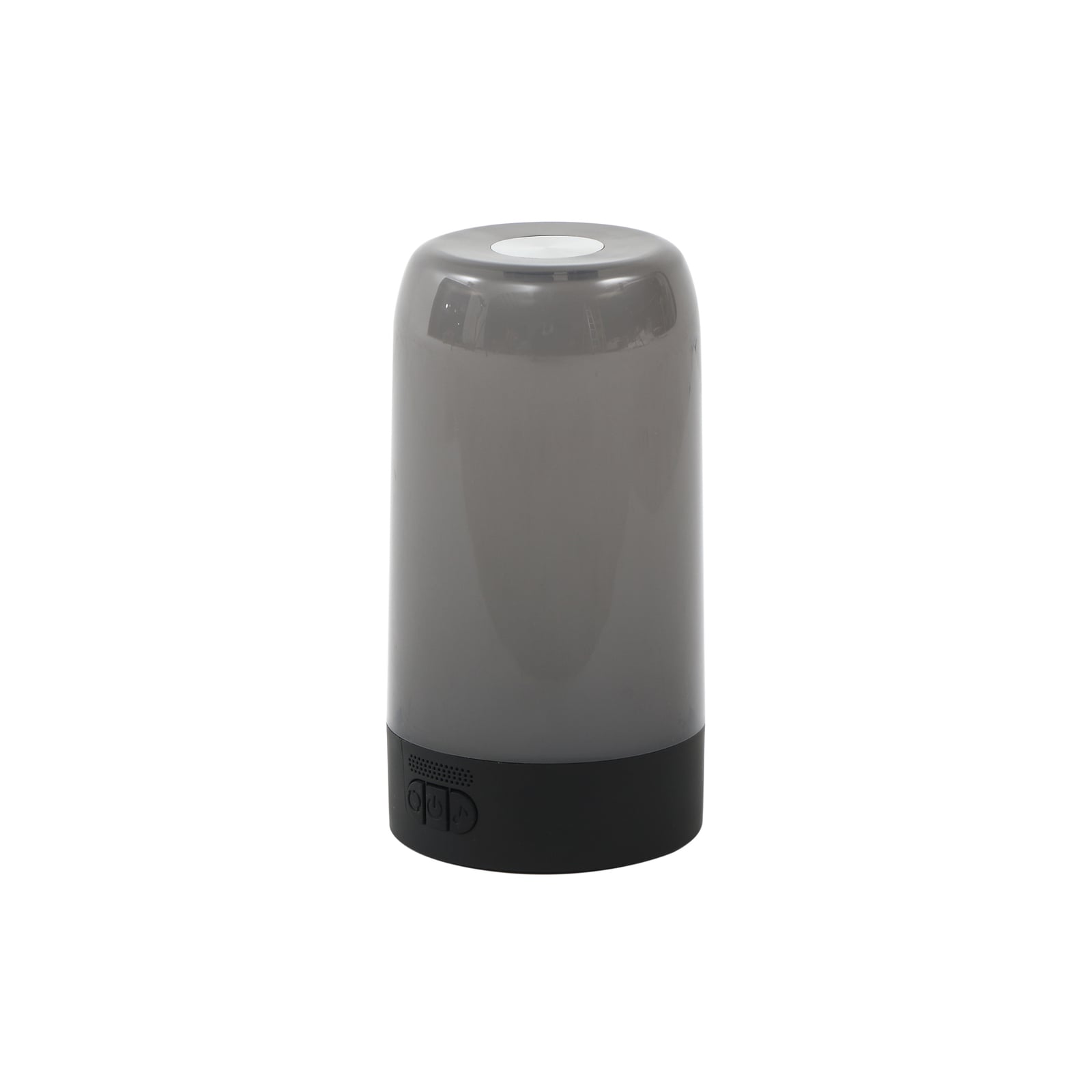 LED oppladbar bordlampe Valtari RGB plast Ø10 cm bakside