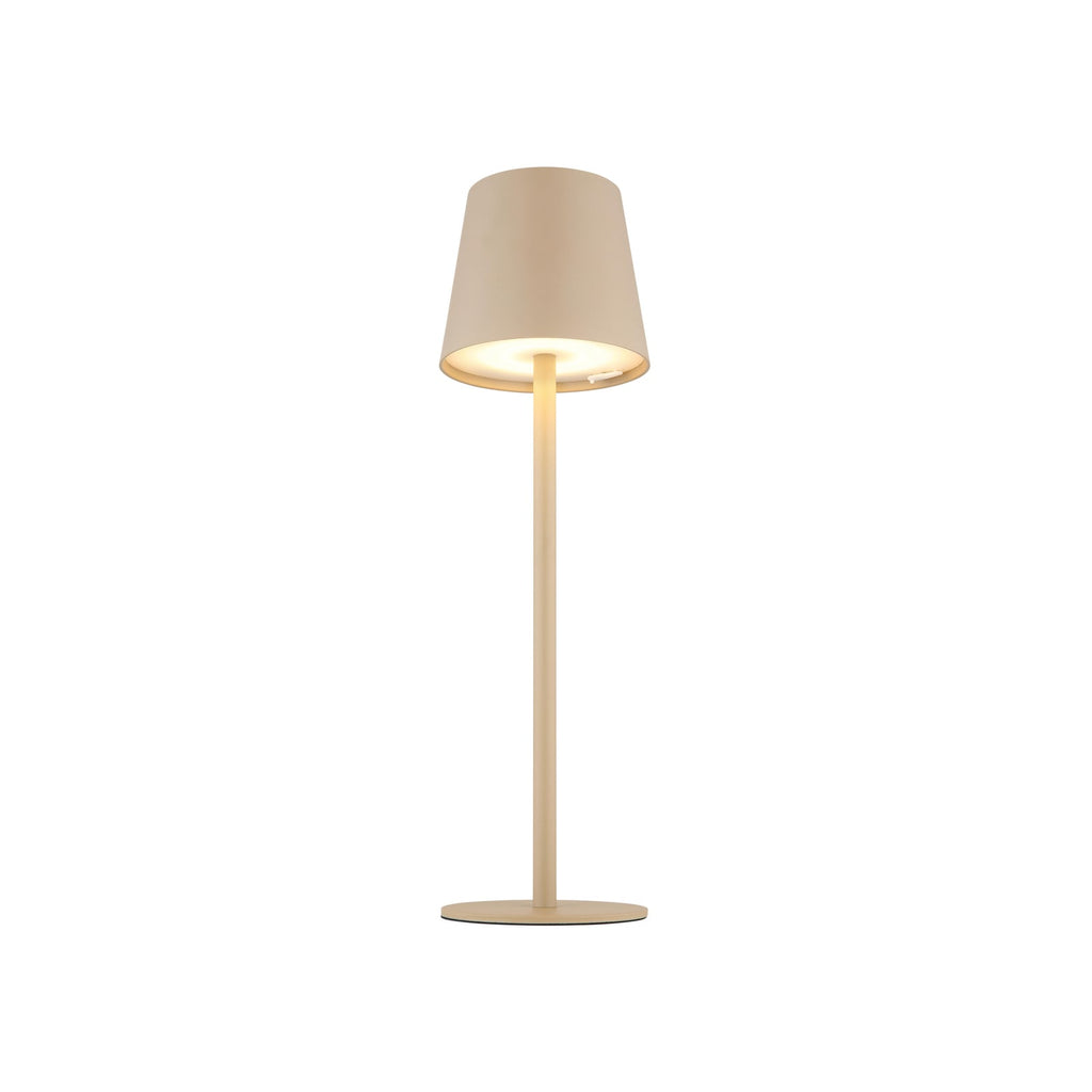 LED oppladbar bordlampe Vannie bakside med USB-kabel