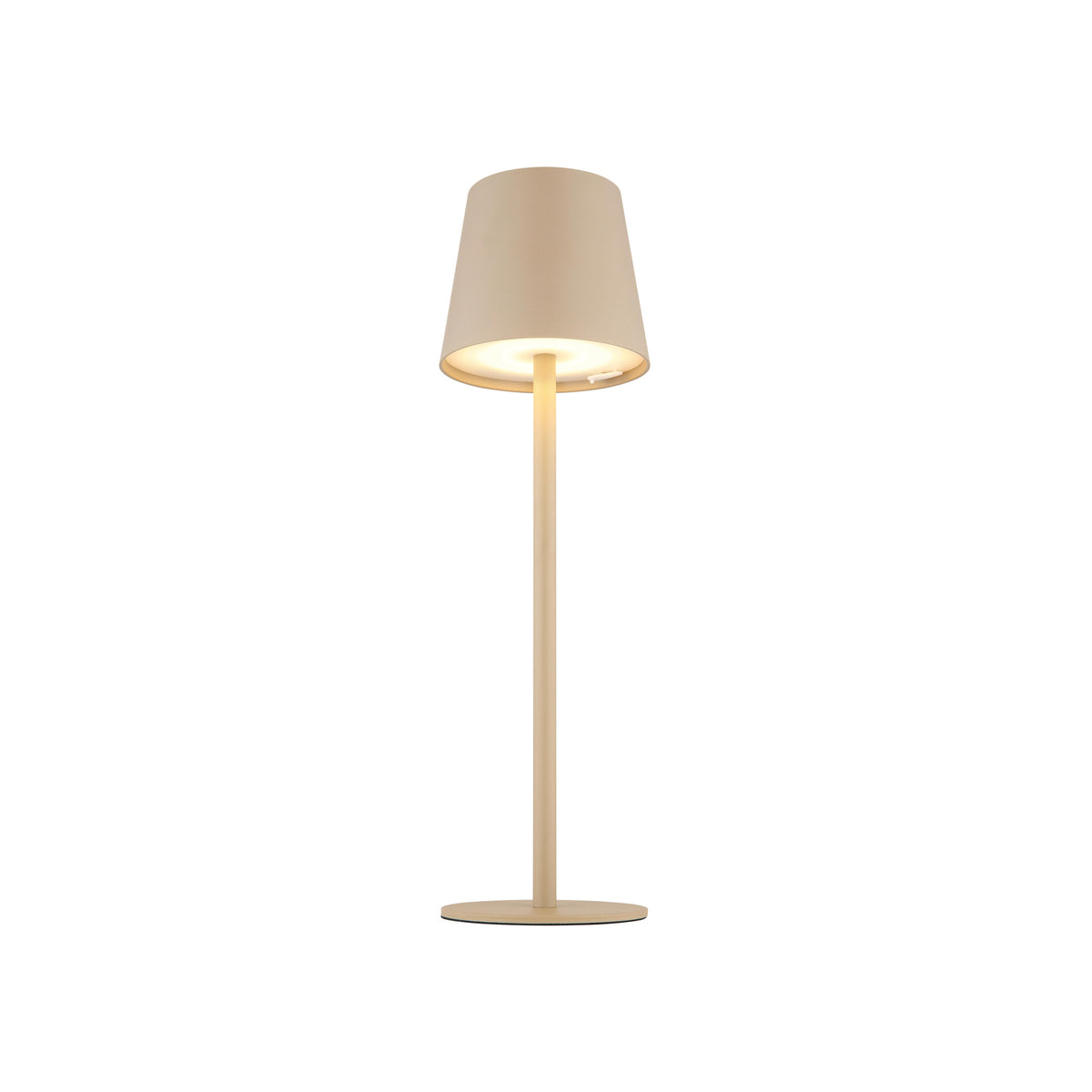LED oppladbar bordlampe Vannie bakside med USB-kabel