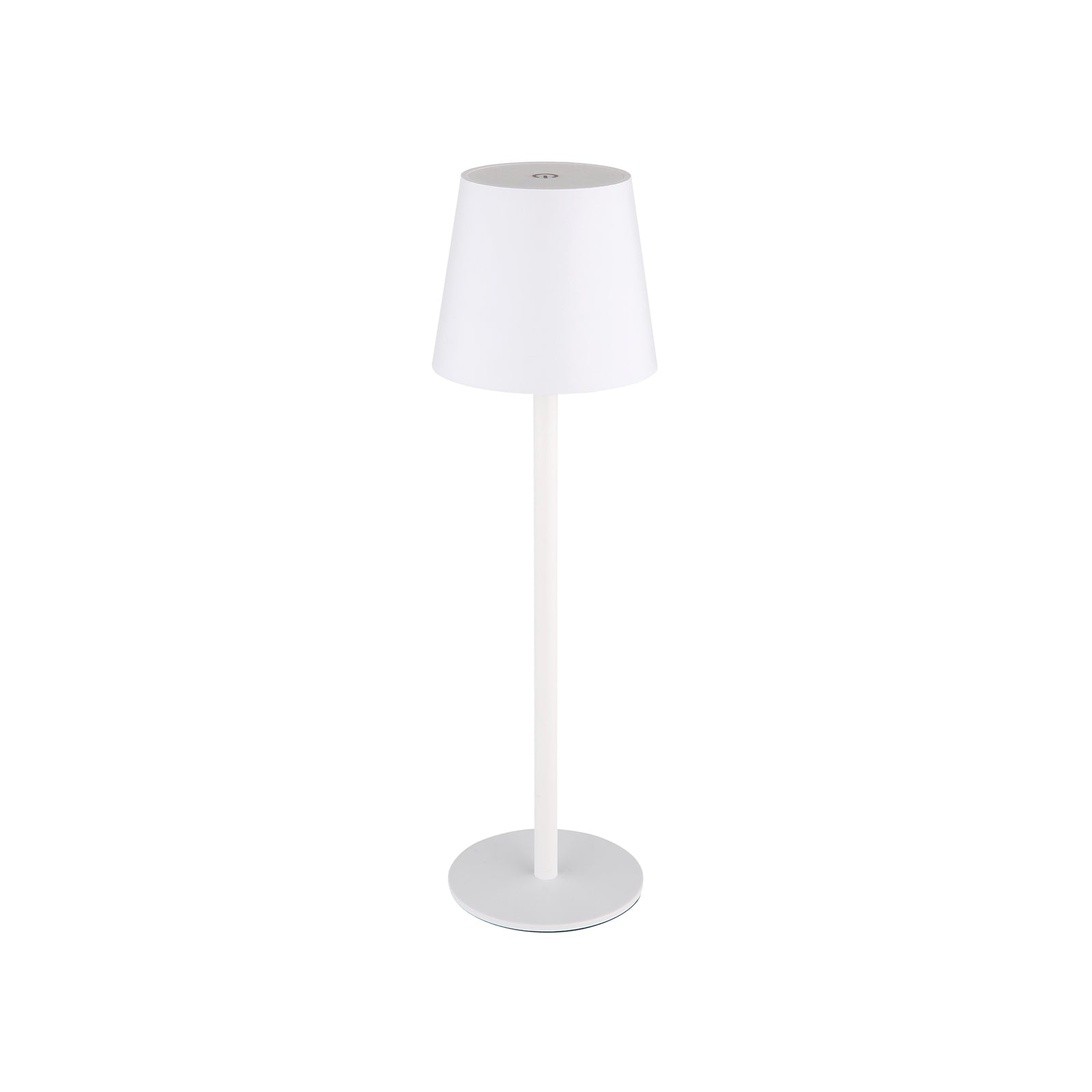 LED oppladbar bordlampe Vannie hvit dimbar H36 cm IP44 bakside