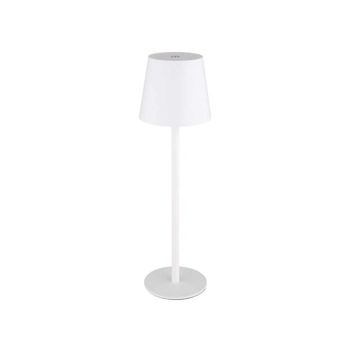 LED oppladbar bordlampe Vannie hvit dimbar H36 cm IP44 bakside