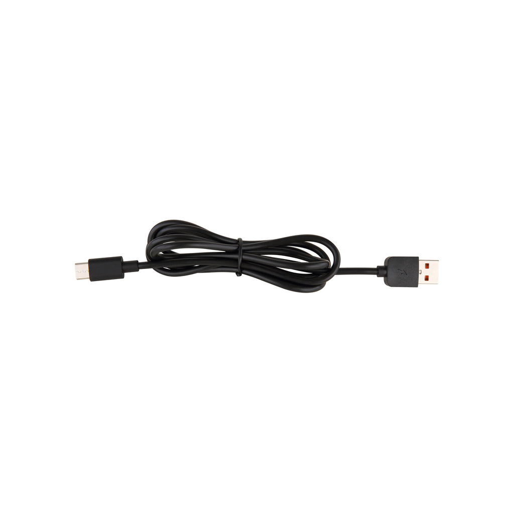 LED oppladbar bordlampe Vannie svart 36 cm dimbar IP44 med USB-ladekabel
