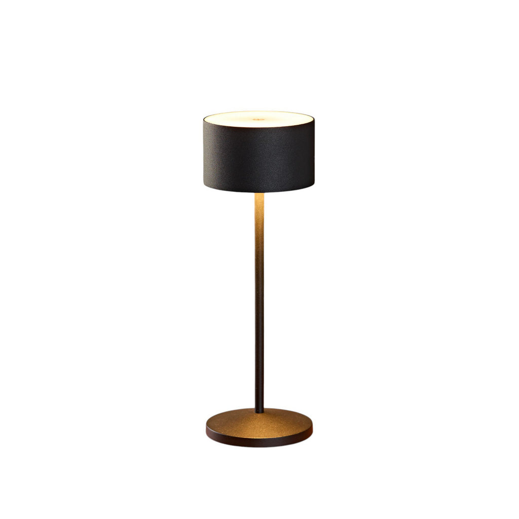 LED oppladbar bordlampe Veluna svart 3-pk dimbar IP44 montert