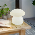 LED oppladbar bordlampe Vernate RGBW dimbar hvit IP44 forfra