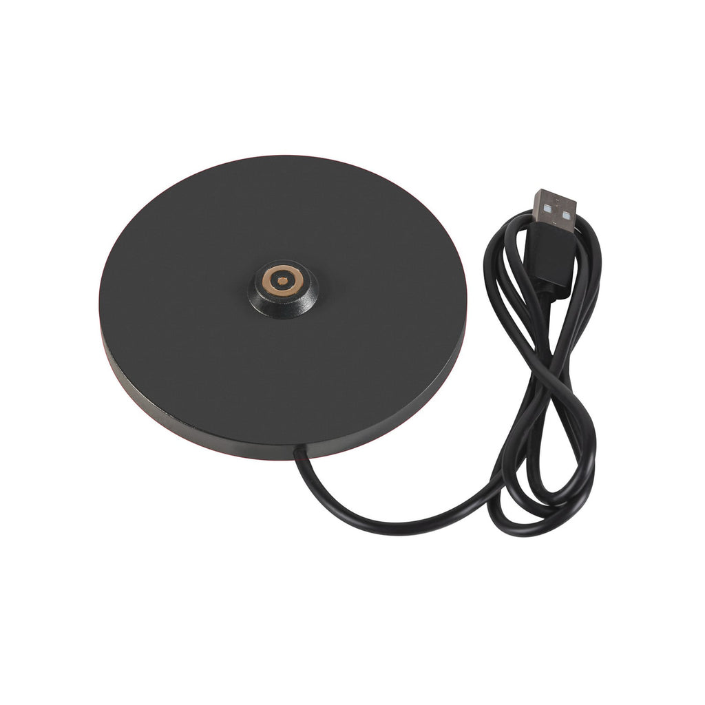 LED oppladbar bordlampe Vinolina Two aluminium CCT IP65 med USB-kabel