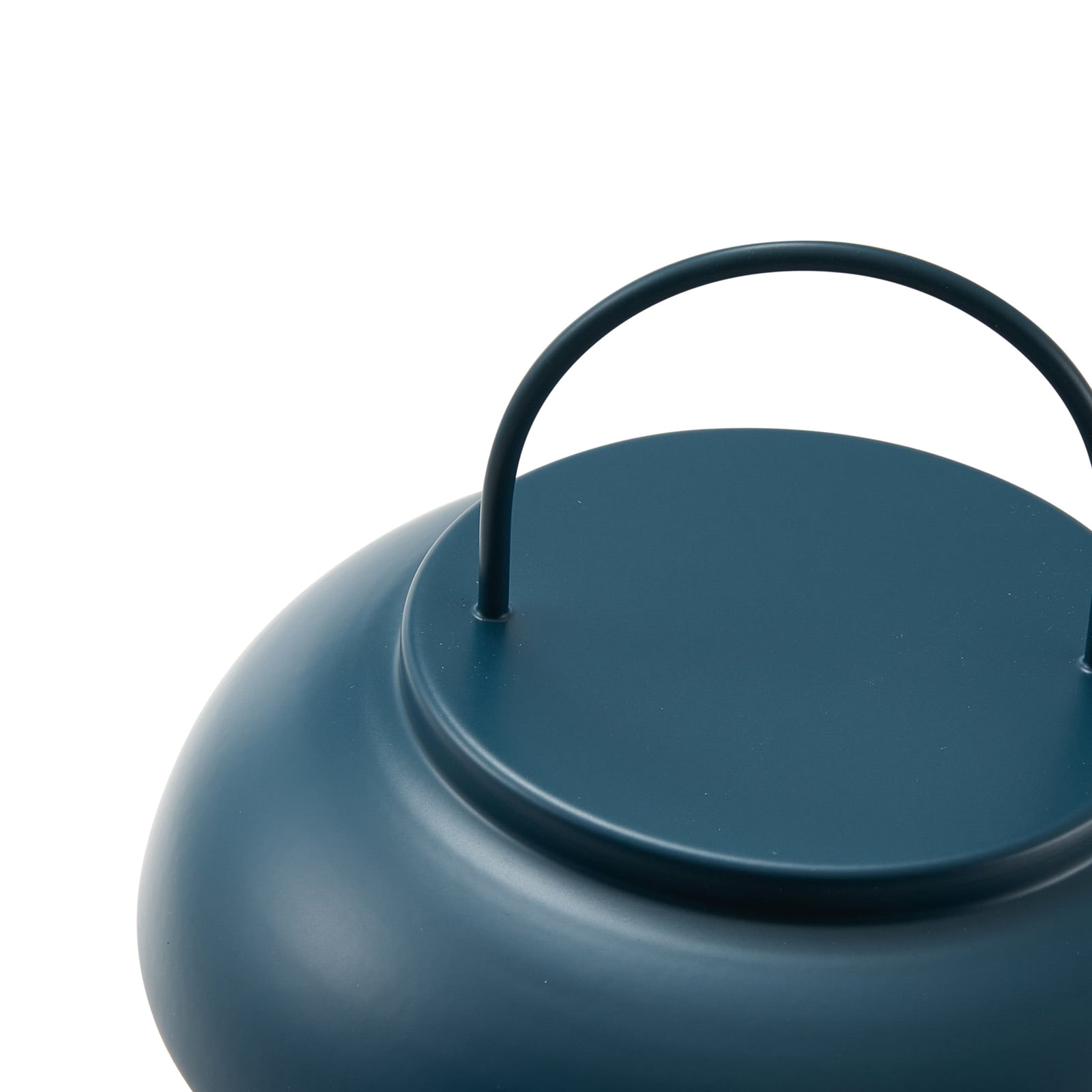 LED oppladbar bordlampe Yvette glass blå IP44 dimbar touch-dimmer