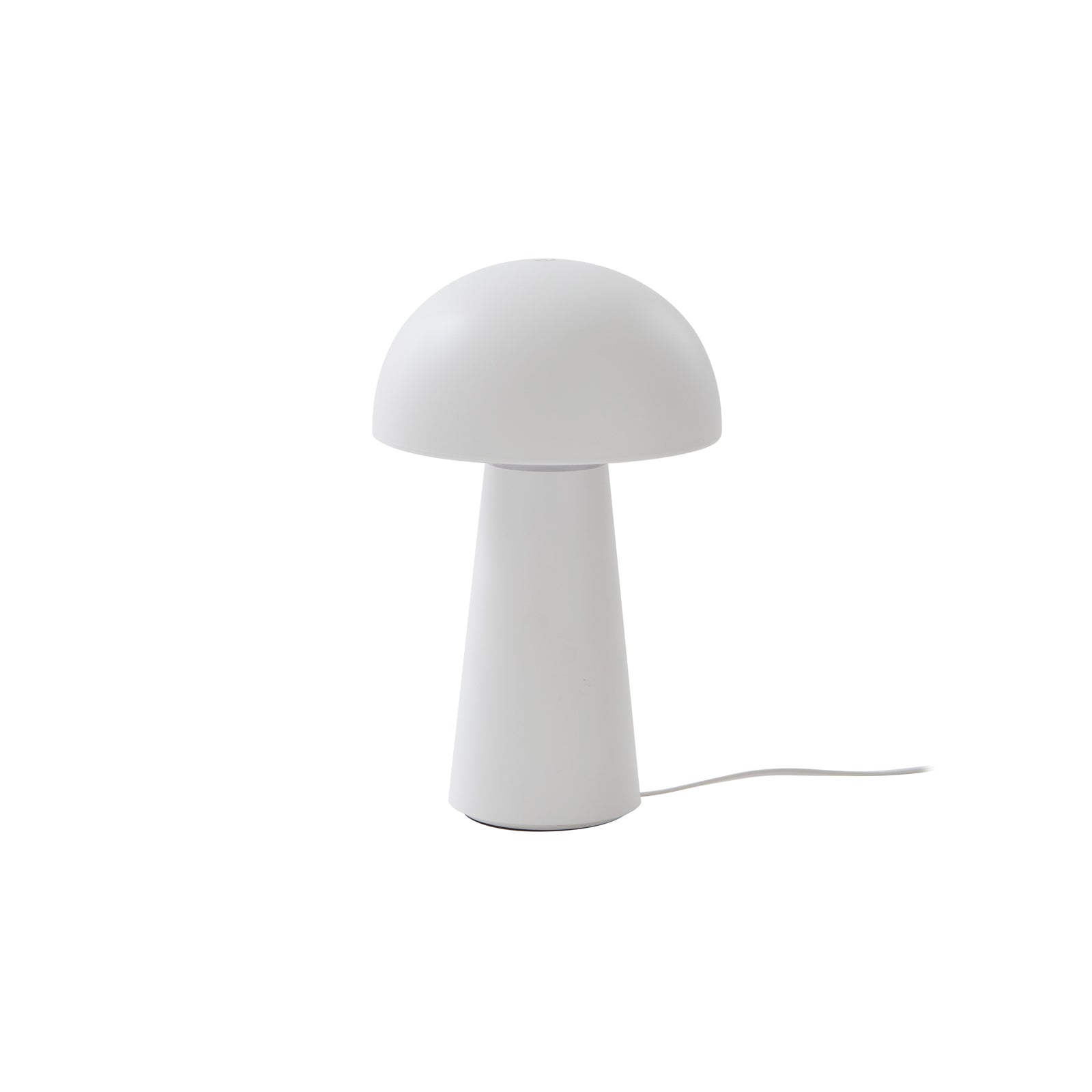 LED oppladbar bordlampe Zyre hvit IP44 berøringsdimmer montert på bord
