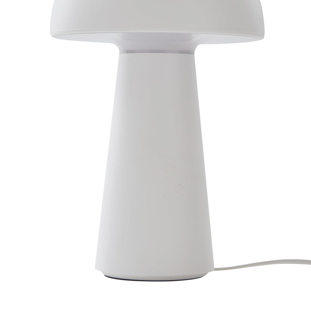 LED oppladbar bordlampe Zyre hvit IP44 berøringsdimmer med USB-C kabel