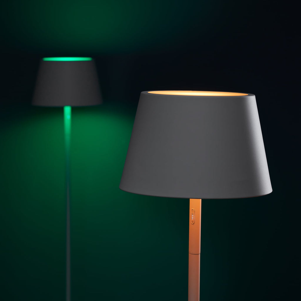 Profilbilde av LED oppladbar gulvlampe Modi dimbar CCT RGB IP65 hvit