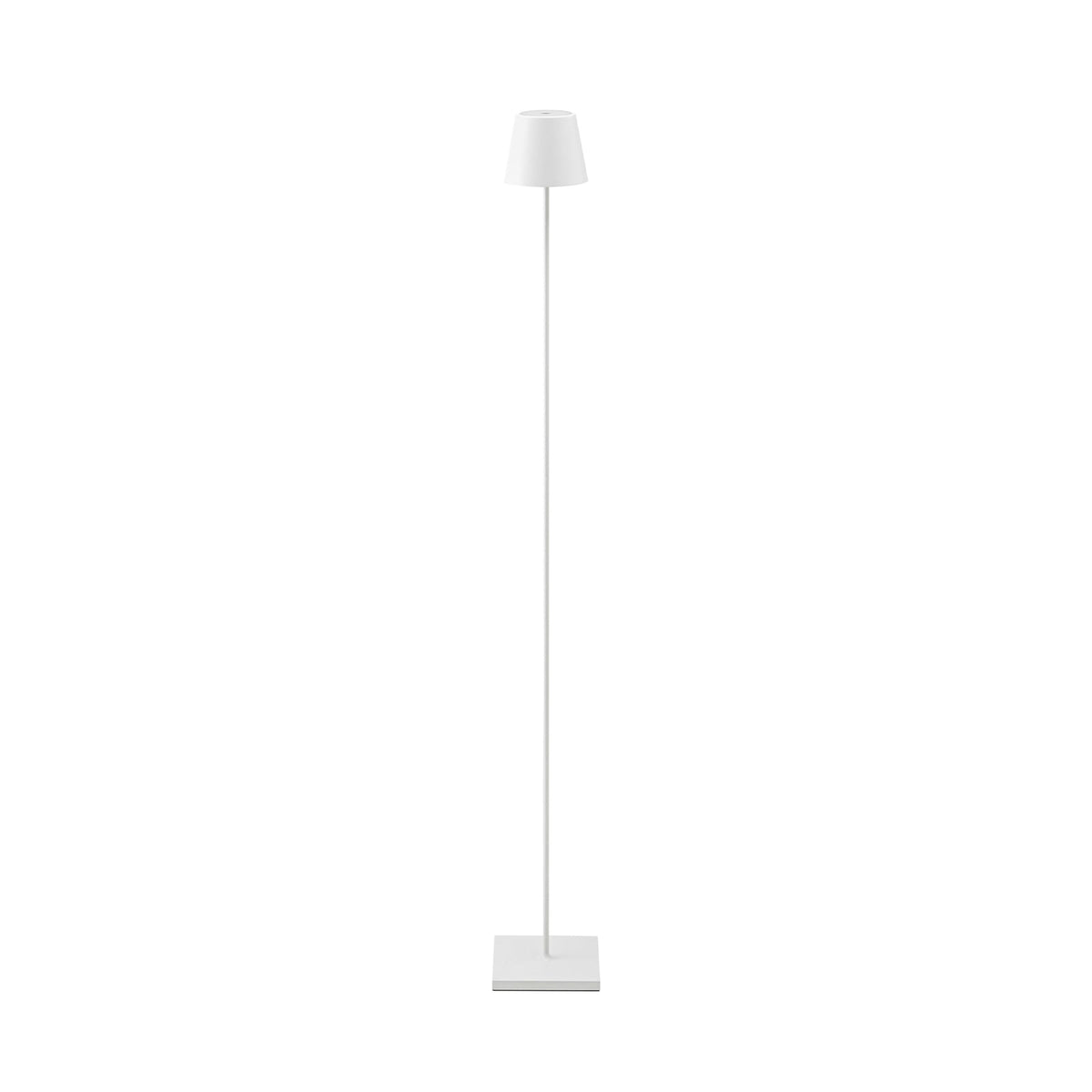 LED oppladbar gulvlampe Nuindie dimbar hvit bakside