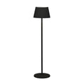 LED oppladbar gulvlampe Pomezia svart 150 cm IP54 forfra