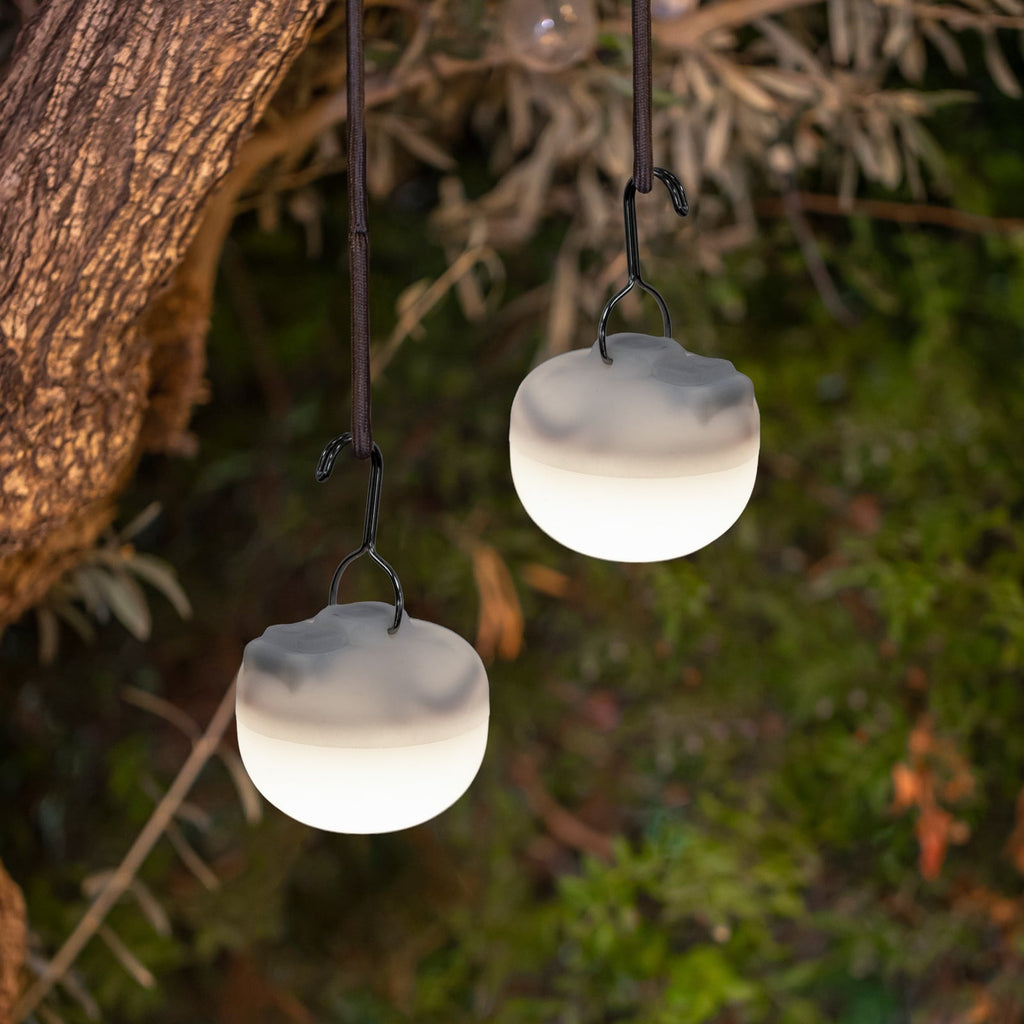LED oppladbar lampe Cherry Mini 3-pk hvit IP54 dimbar bakside