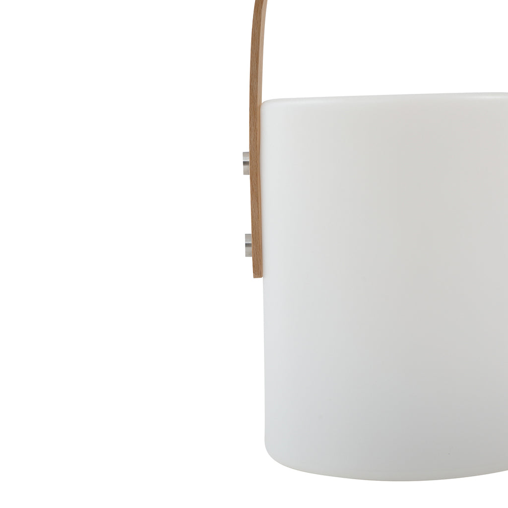 LED oppladbar utebordlampe Juria hvit CCT IP44 med USB-C ladekabel