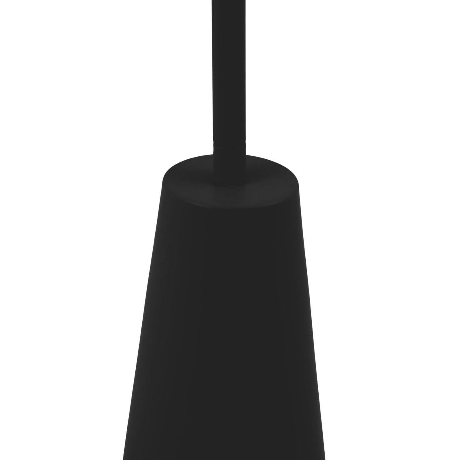 LED oppladbar utegulvlampe Cannes dimbar svart IP54 med USB-ladekabel