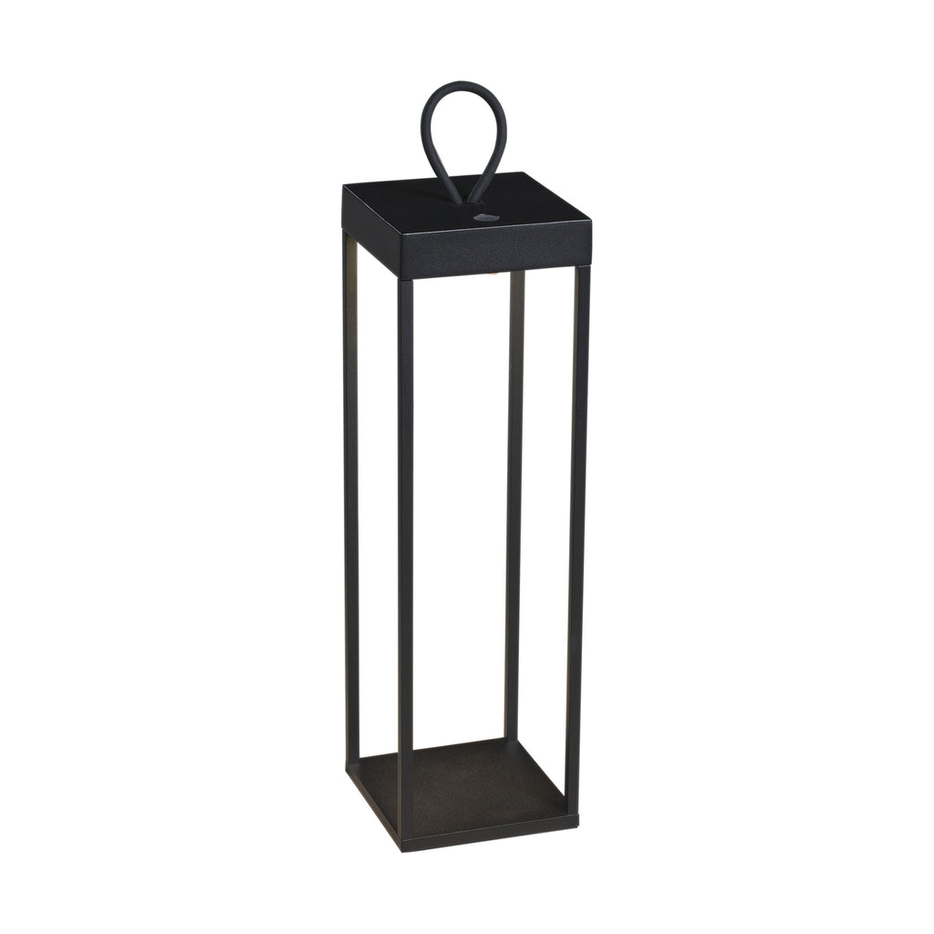 Detalj av LED oppladbar utelampe Ravello dimbar CCT svart IP54