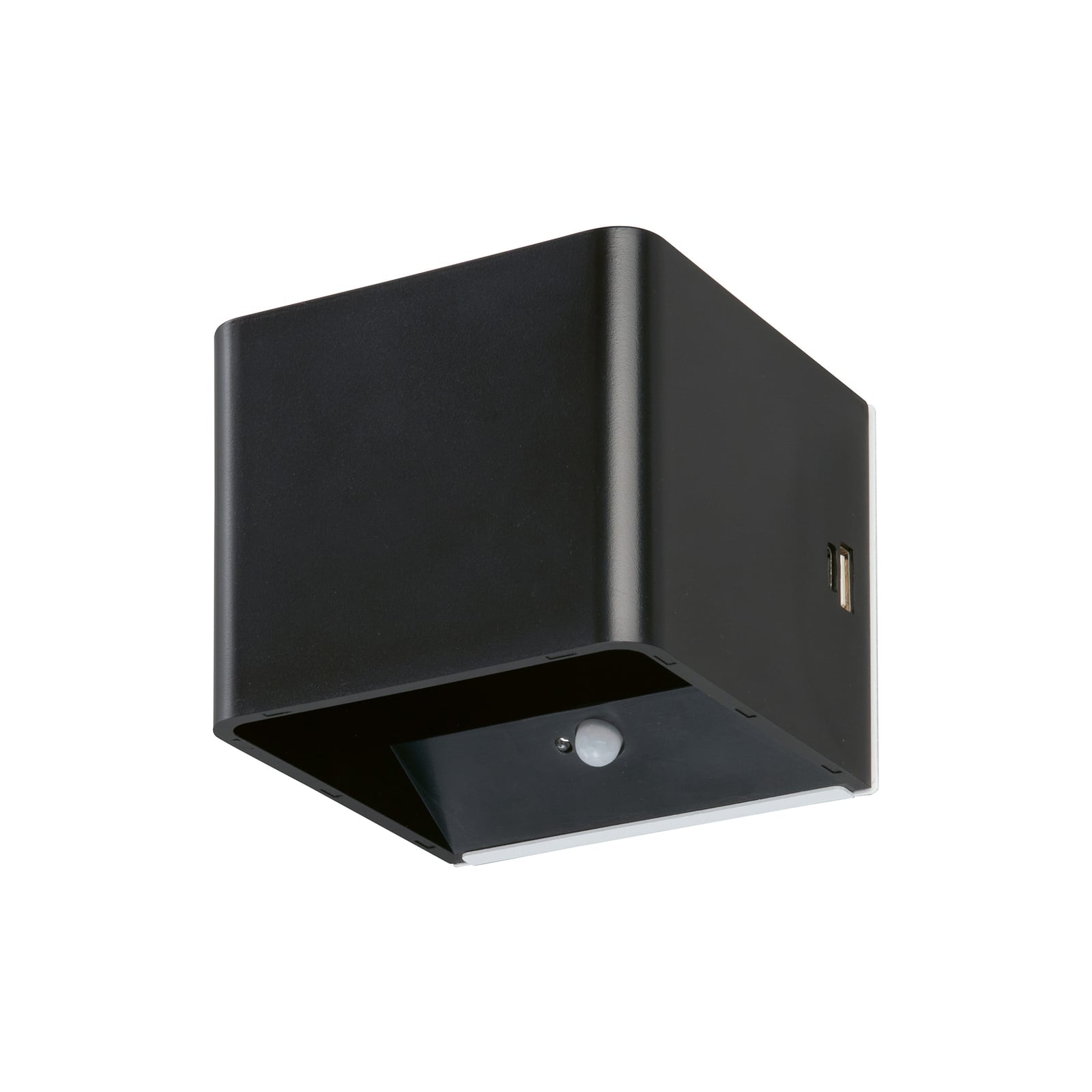 LED oppladbar vegglampe Magnetic svart med bevegelsessensor IP44 - FH Lighting montert ute