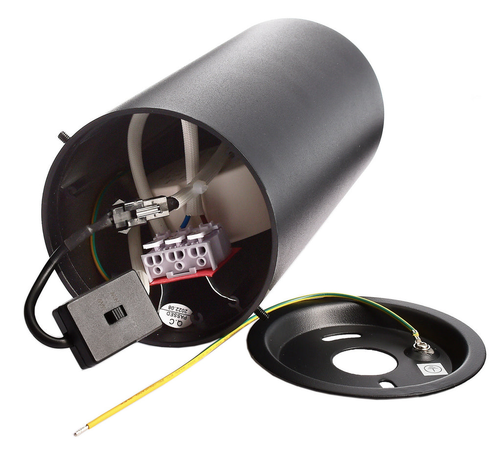 LED påbygget downlight Lucea dimbar svart Ø10 cm nærbilde
