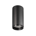 LED påbygget downlight Lucea svart dimbar 15W CCT Ø8,5 cm forfra