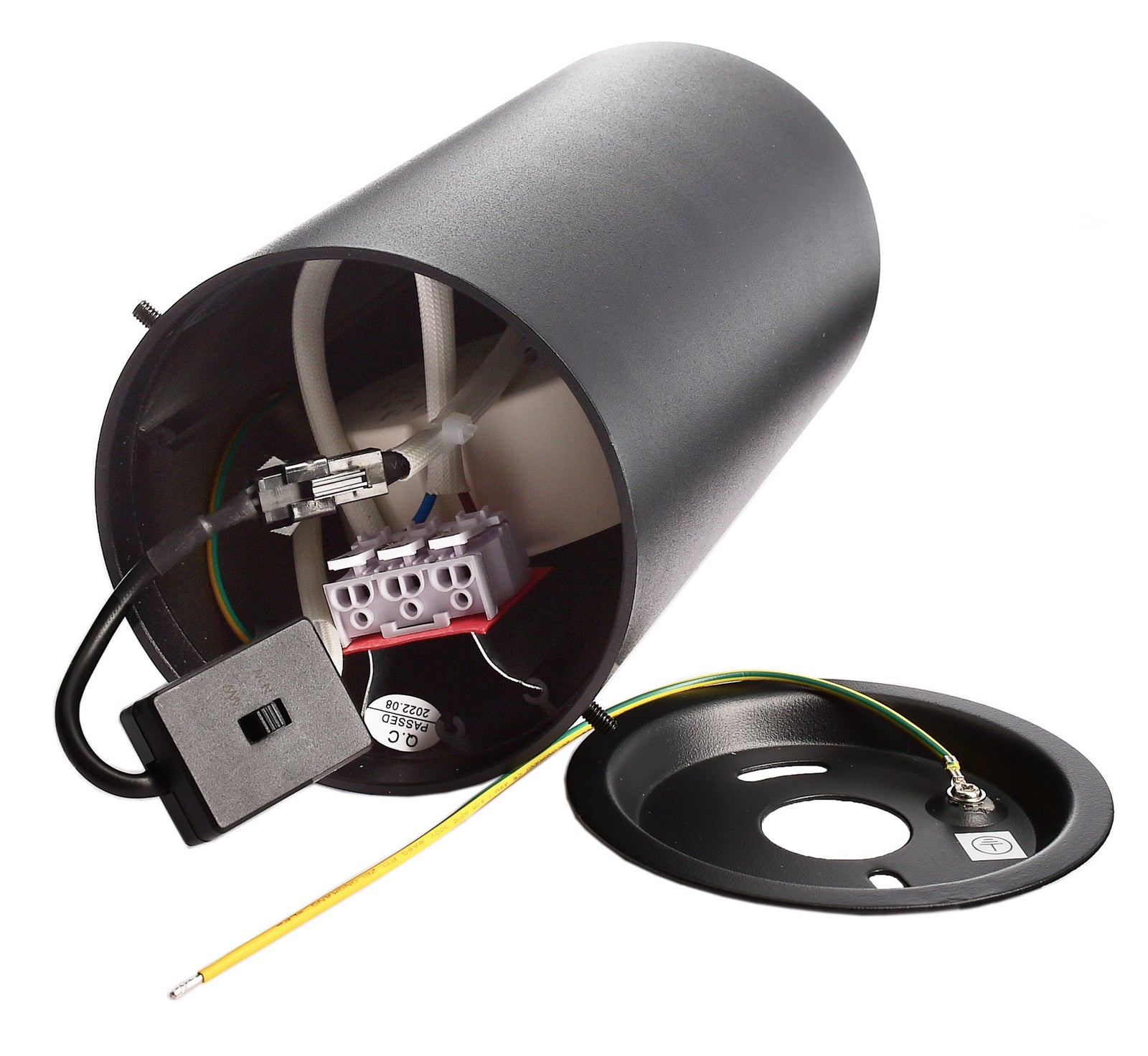 LED påbygget downlight Lucea svart dimbar 15W CCT Ø8,5 cm nærbilde