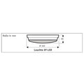 LED-påbyggingslampe for takvifte Eco Plano II dimbar 18W CasaFan forfra