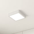 LED påbyggingspanel Fueva 5 hvit 16x16 cm 11W varmhvit forfra