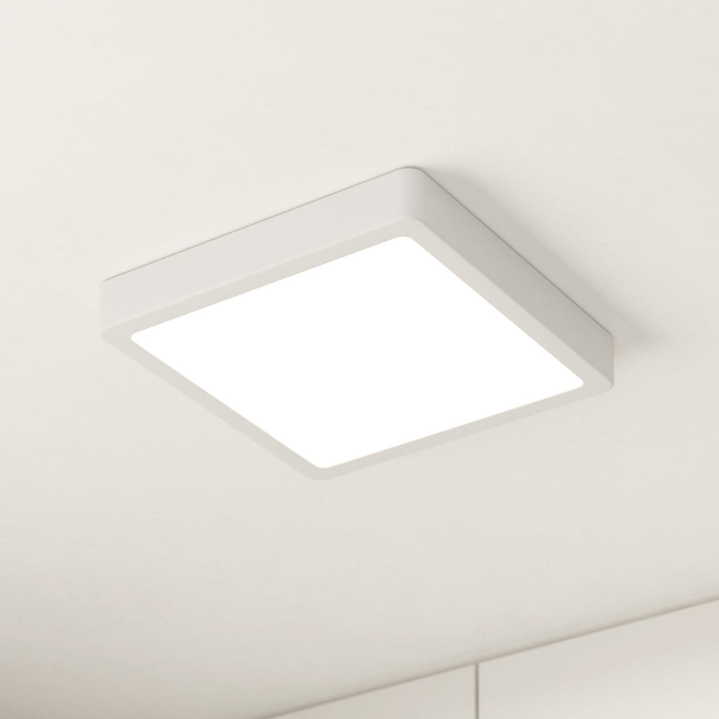 LED påbyggingspanel Fueva 5 hvit forfra