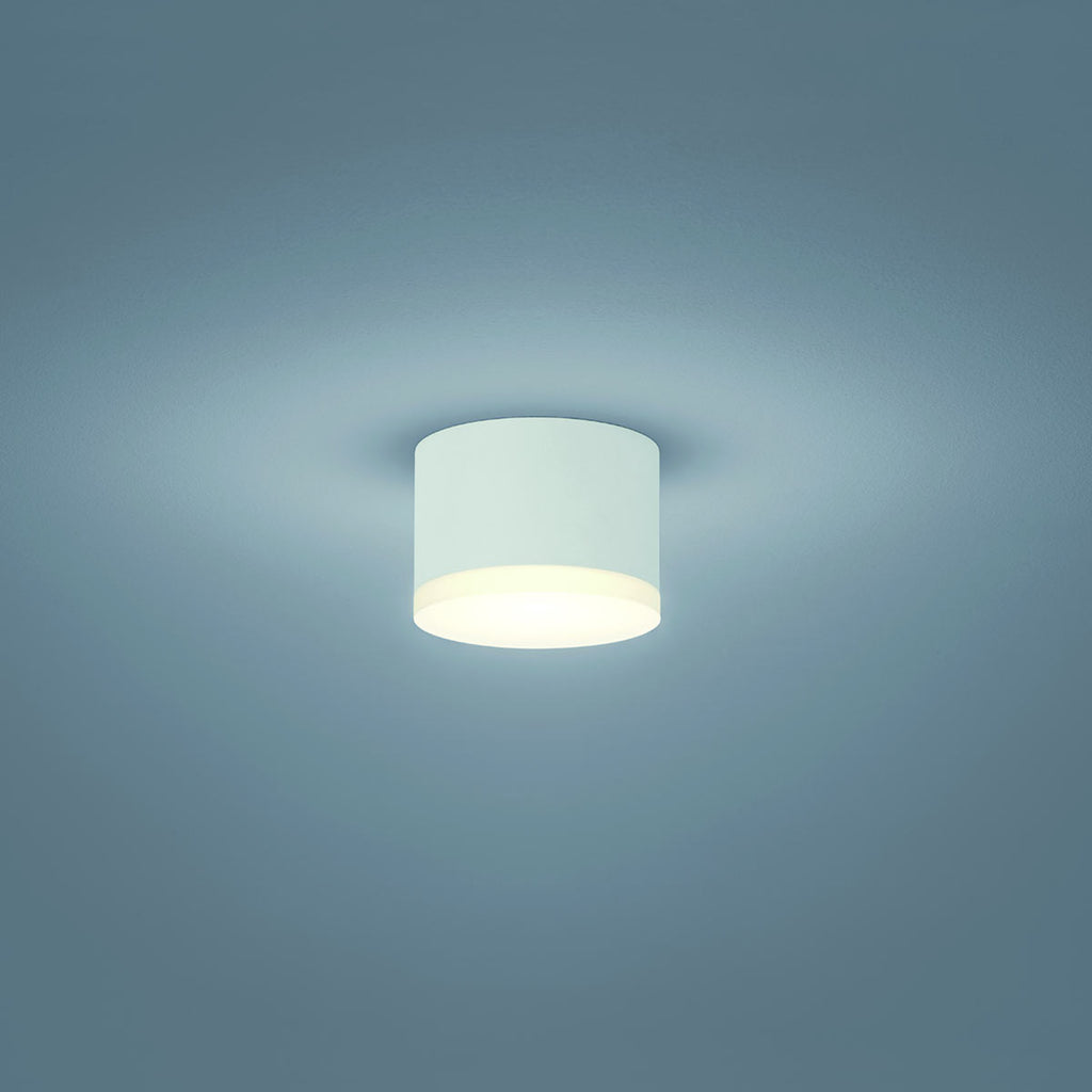 LED påbygget downlight Pala dimbar matt hvit montert