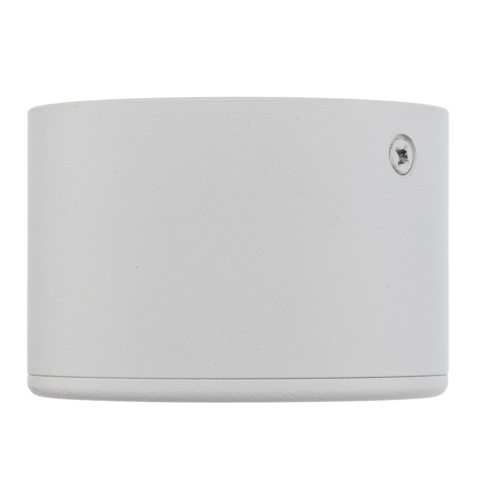 LED påbyggingsspot Anzio svingbar hvit aluminium Ø8 cm 6W sideprofil