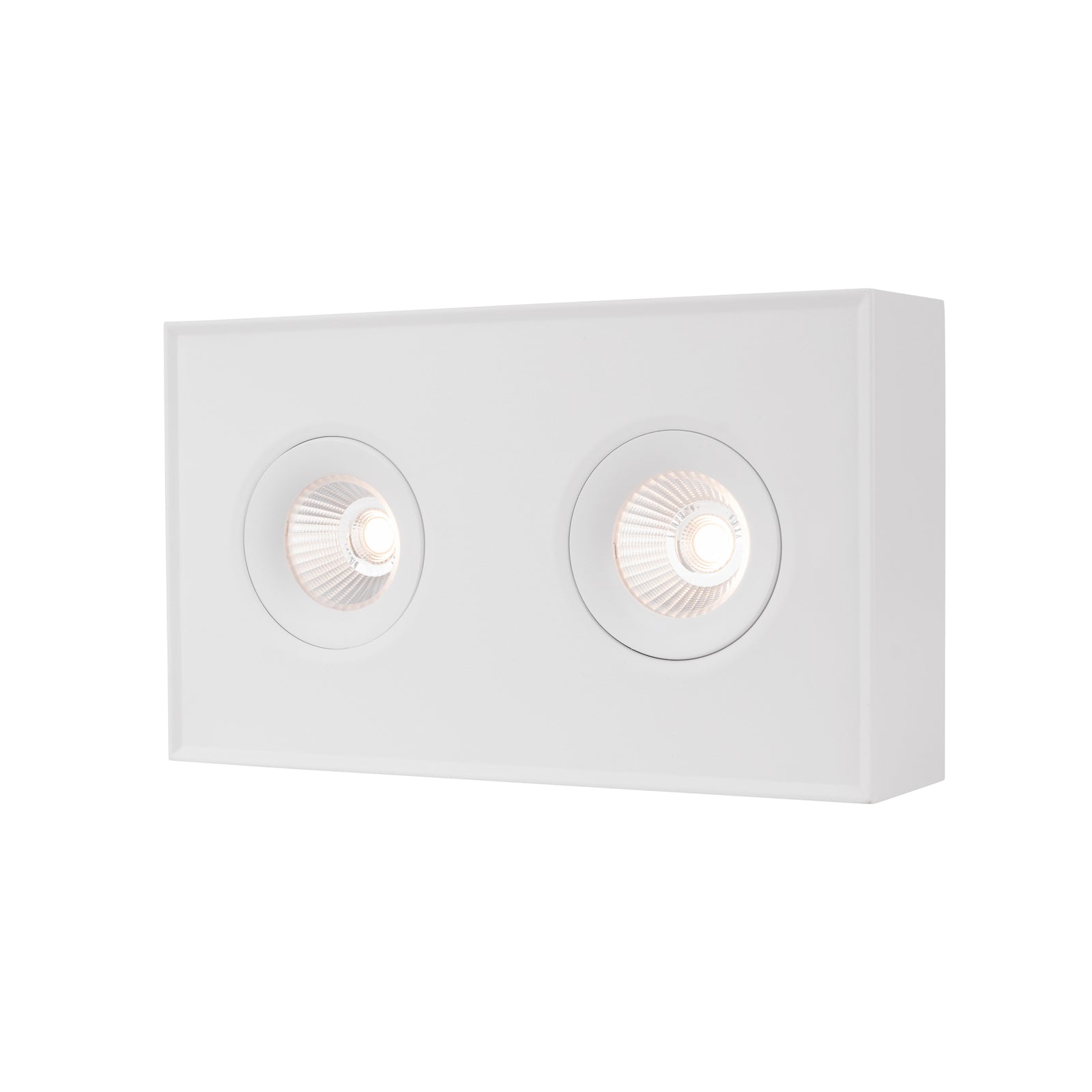 LED påbyggingsspot DL04 Surface X2 hvit dimbar med dimmer