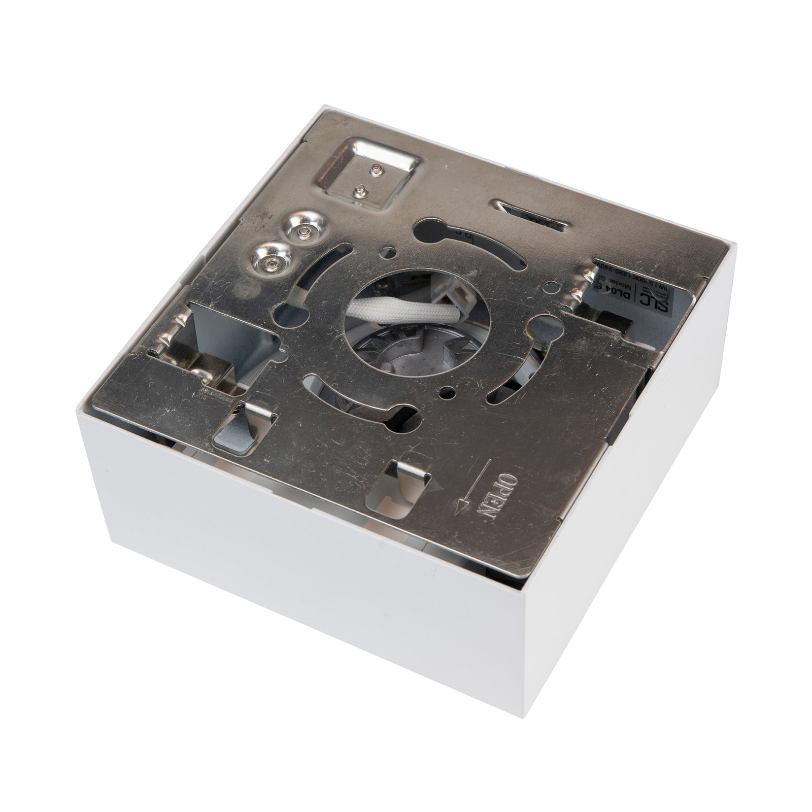 LED påbyggingsspot DL04 Surface X1 svingbar hvit bakside