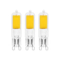 LED-pære G9 2,2W 2700K varmhvit klar 3-pack front