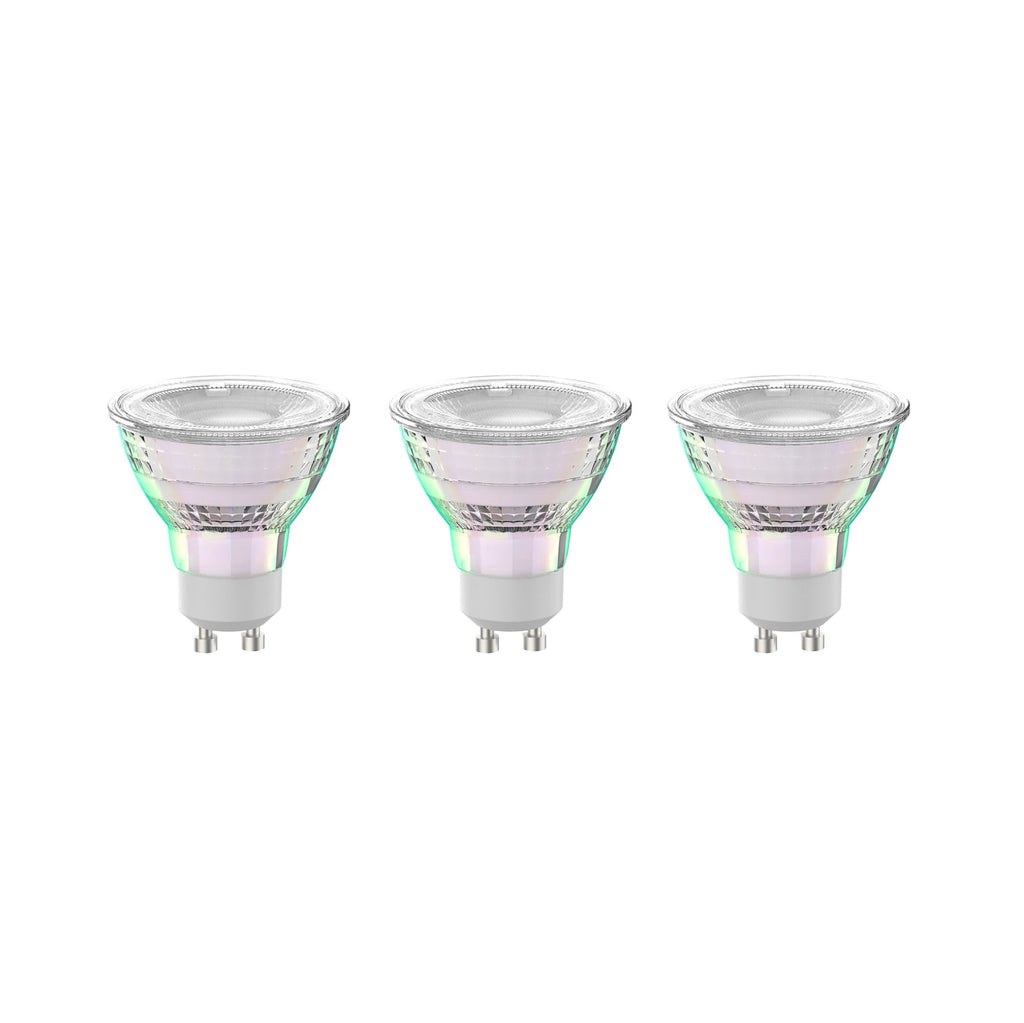 LED-pære GU10 2,5W 6500K kaldhvit glass 3-pack - Arcchio forfra