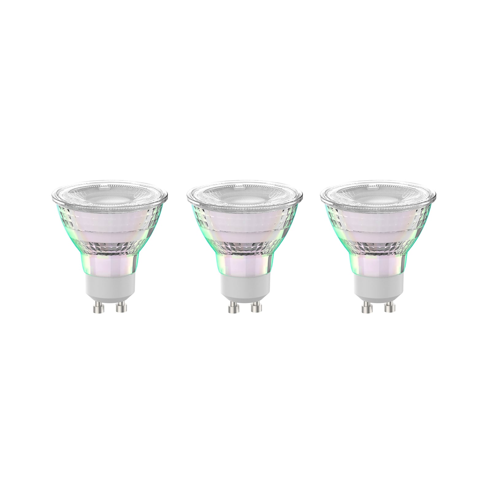 LED-pære GU10 2,5W 6500K kaldhvit glass 3-pack - Arcchio forfra