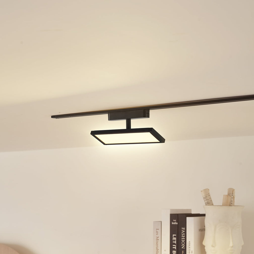 LED-panel 48V Lumaro dimbar svart aluminium bakside
