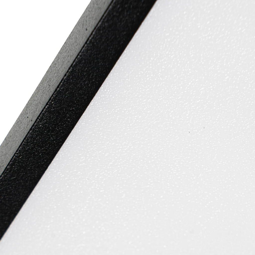 LED-panel 48V Lumaro dimbar svart aluminium med fjernkontroll