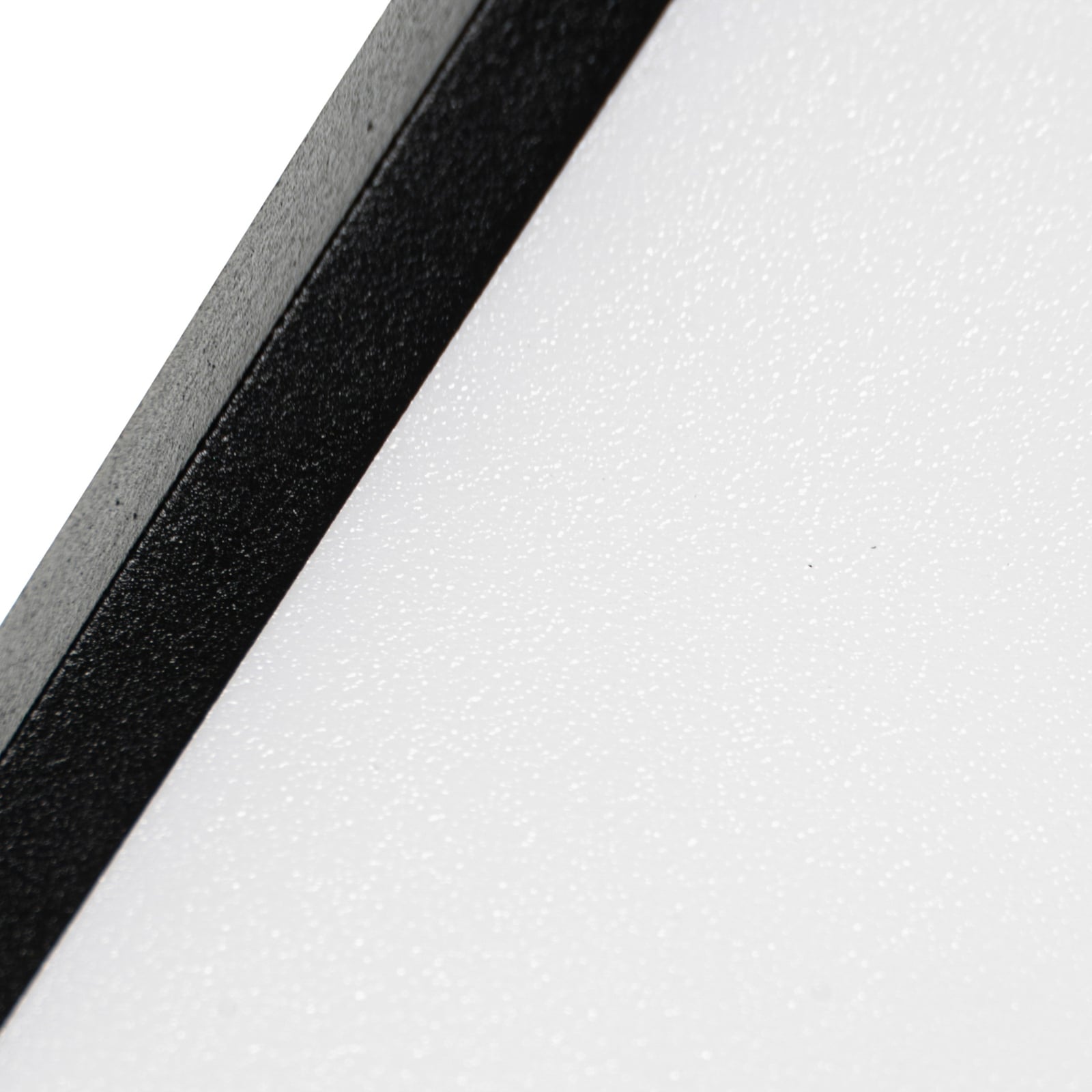 LED-panel 48V Lumaro dimbar svart aluminium med fjernkontroll