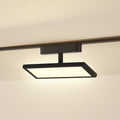 LED-panel 48V Lumaro dimbar svart aluminium forfra