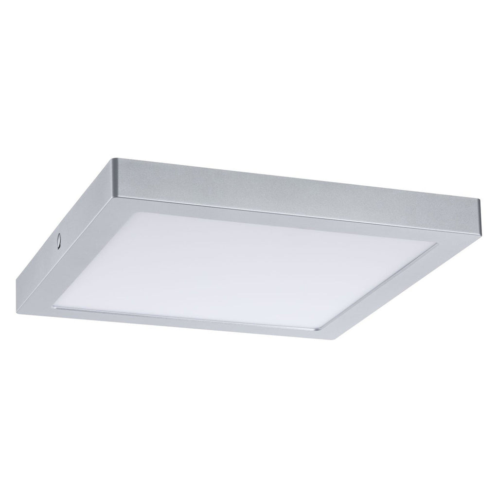 LED-panel Abia 30x30 cm matt krom 22W varmhvit bakside