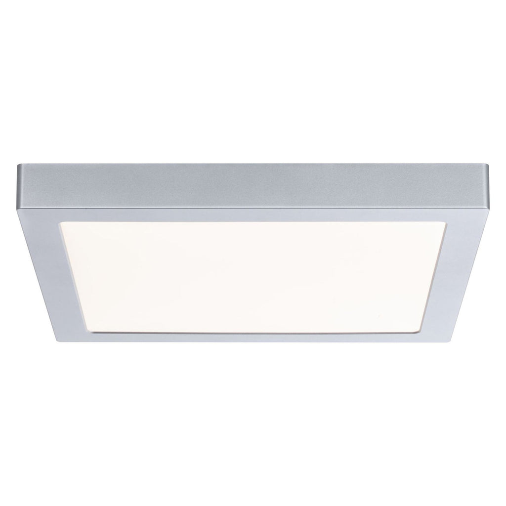 Montert LED-panel Abia 30x30 cm matt krom 22W varmhvit i tak