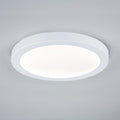 LED-panel Abia rund hvit matt Ø30 cm 22W varmhvit forfra