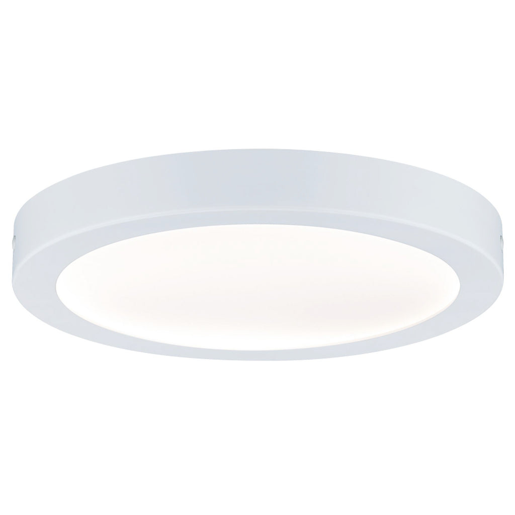 Detalj av LED-panel Abia rund hvit matt Ø30 cm 22W varmhvit